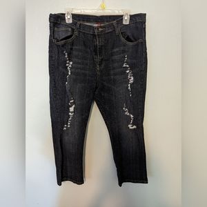 Be-Girl distressed ankle length  jeans
